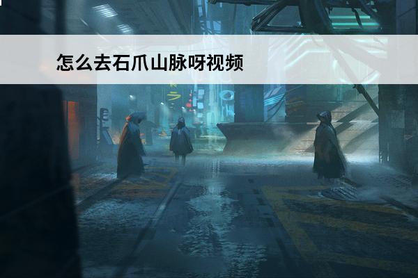 怎么去石爪山脉呀视频(石爪山脉怎么去千针石林的)