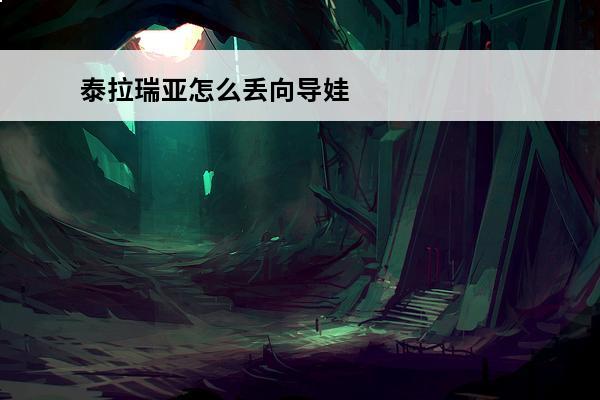 泰拉瑞亚怎么丢向导娃