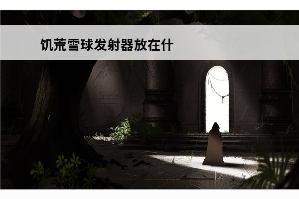 饥荒雪球发射器放在什