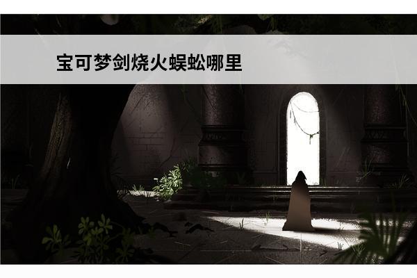 宝可梦剑烧火蜈蚣哪里抓 宝可梦剑盾烧火蚣在哪抓介绍_宝可梦剑盾烧火蚣在哪抓是什么