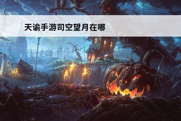 天谕手游司空望月在哪司空望月位置分享(天谕司空望月官配)