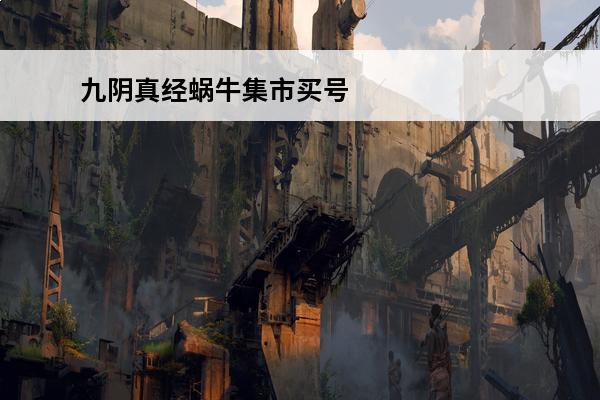 九阴真经蜗牛集市买号交易视频 九阴真经蜗牛集市角色交易要求