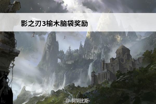 影之刃3榆木脑袋奖励什么榆木脑袋任务攻略(影之刃3榆木脑袋任务重要吗)
