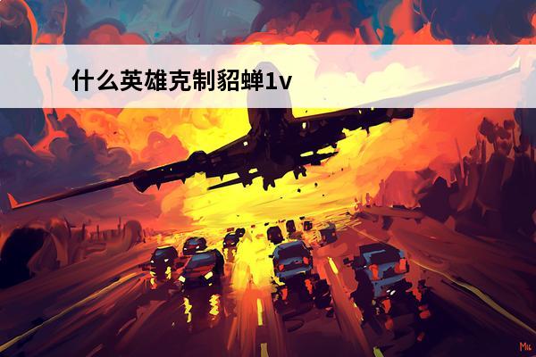 什么英雄克制貂蝉1v