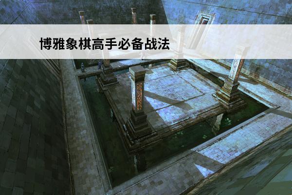 博雅象棋高手必备战法