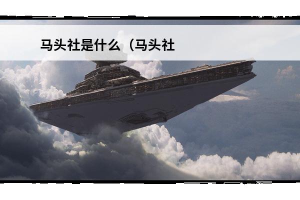 马头社是什么（马头社