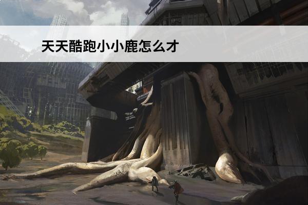 天天酷跑小小鹿怎么才