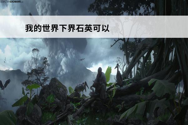 我的世界下界石英可以