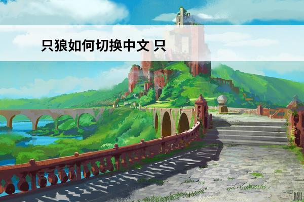 只狼如何切换中文 只