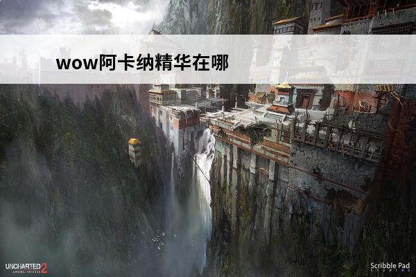 wow阿卡纳精华在哪