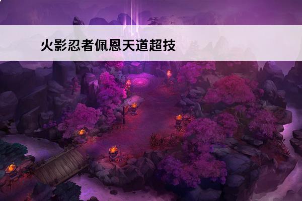 火影忍者佩恩天道超技