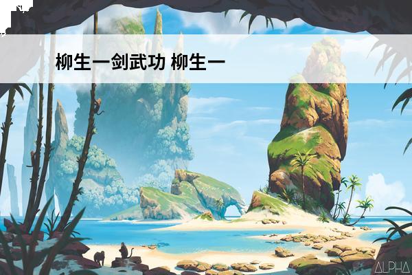柳生一剑武功 柳生一