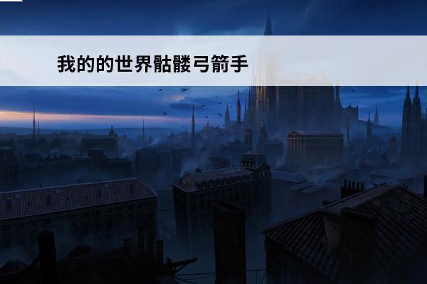 我的的世界骷髅弓箭手