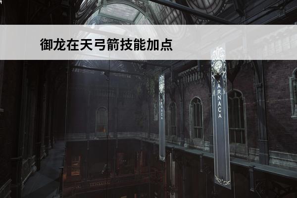御龙在天弓箭技能加点攻略(御龙在天弓箭怎么加点)
