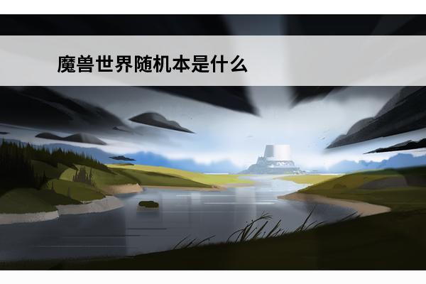 魔兽世界随机本是什么