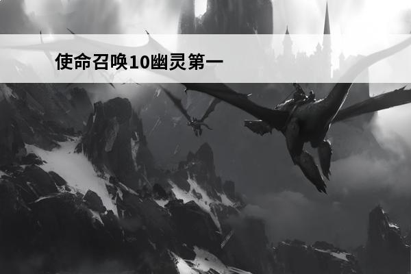 使命召唤10幽灵第一