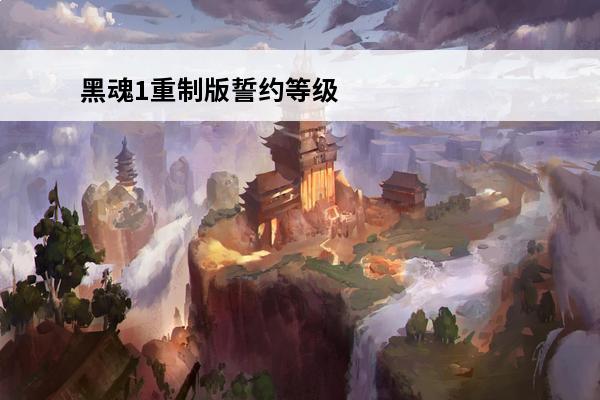 黑魂1重制版誓约等级 黑魂1重制版游戏介绍
