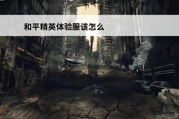 和平精英体验服该怎么申请 和平精英体验服怎么申请