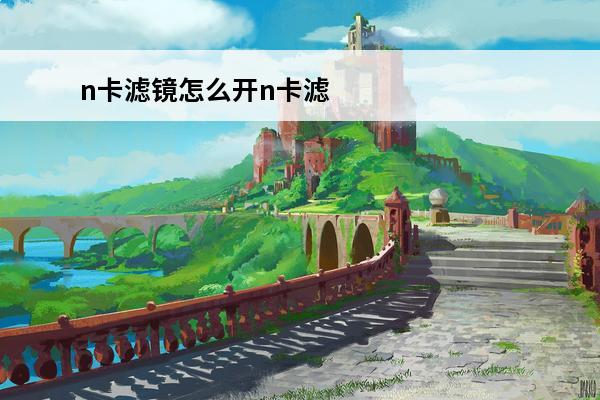 n卡滤镜怎么开n卡滤镜如何开(N卡滤镜怎么开)