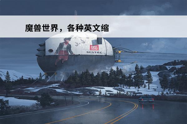 魔兽世界，各种英文缩写的意思，比如AH、AG等(暗黑2各种英文缩写的意思)