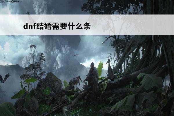 dnf结婚需要什么条件?(dnf锻造需要什么条件)