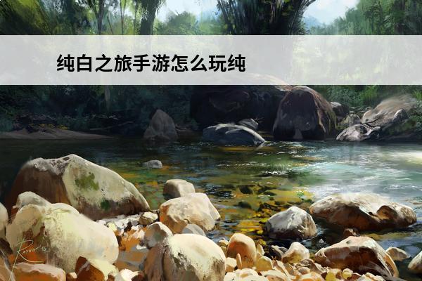 纯白之旅手游怎么玩纯白之旅手游游戏介绍(纯白之旅攻略)