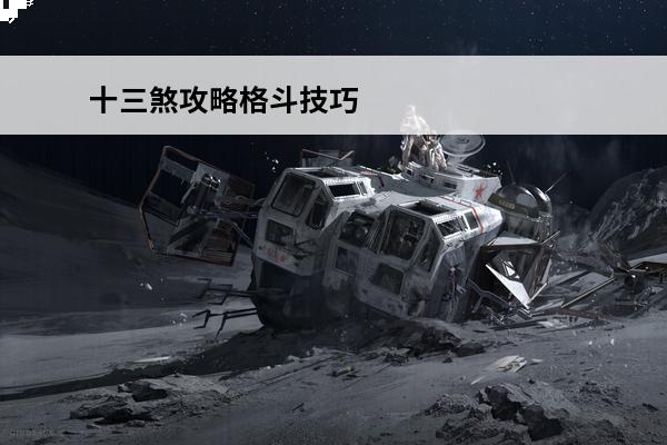 十三煞攻略格斗技巧 十三煞故事模式通关技巧