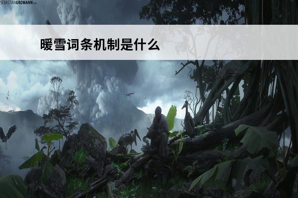 暖雪词条机制是什么 暖雪词条机制介绍(暖雪手游死亡机制介绍图)