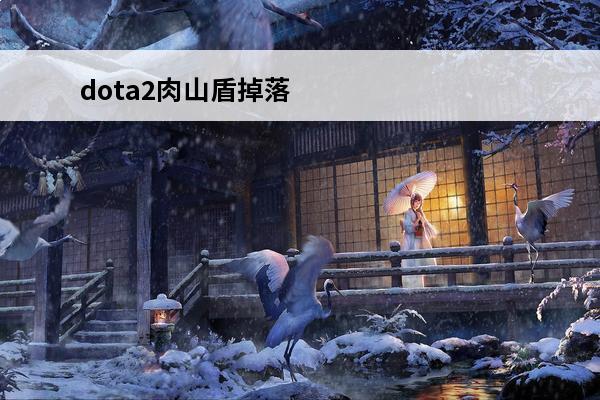 dota2肉山盾掉落